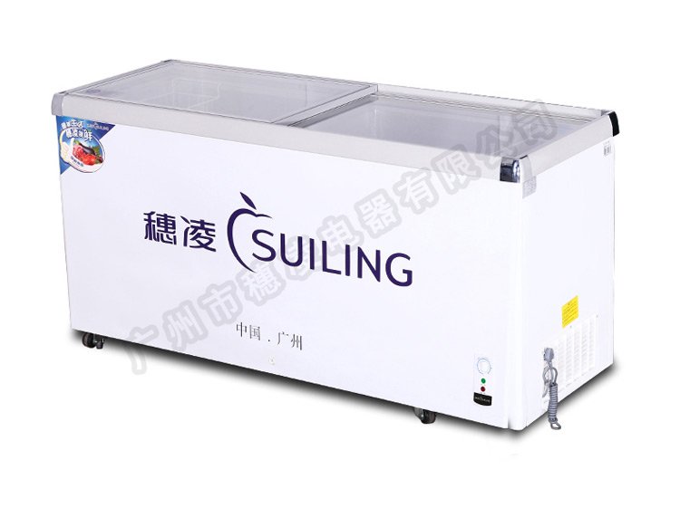 穗凌 WD4-468商用冰柜臥式冷柜單溫冷藏冷凍轉(zhuǎn)換玻璃展示柜陳列柜