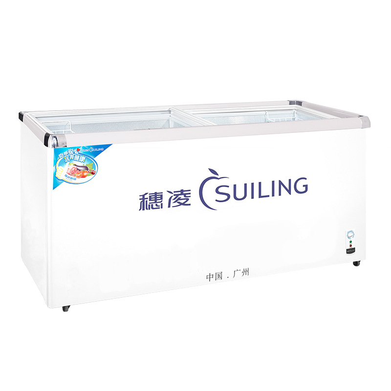 穗凌 WD4-468商用冰柜臥式冷柜單溫冷藏冷凍轉(zhuǎn)換玻璃展示柜陳列柜
