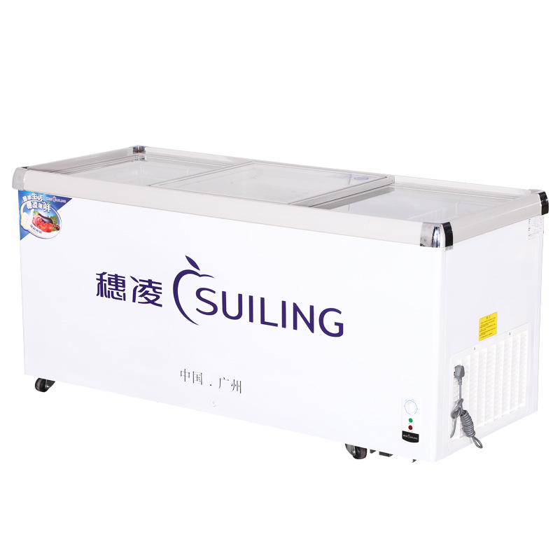 穗凌 WD4-468商用冰柜臥式冷柜單溫冷藏冷凍轉(zhuǎn)換玻璃展示柜陳列柜