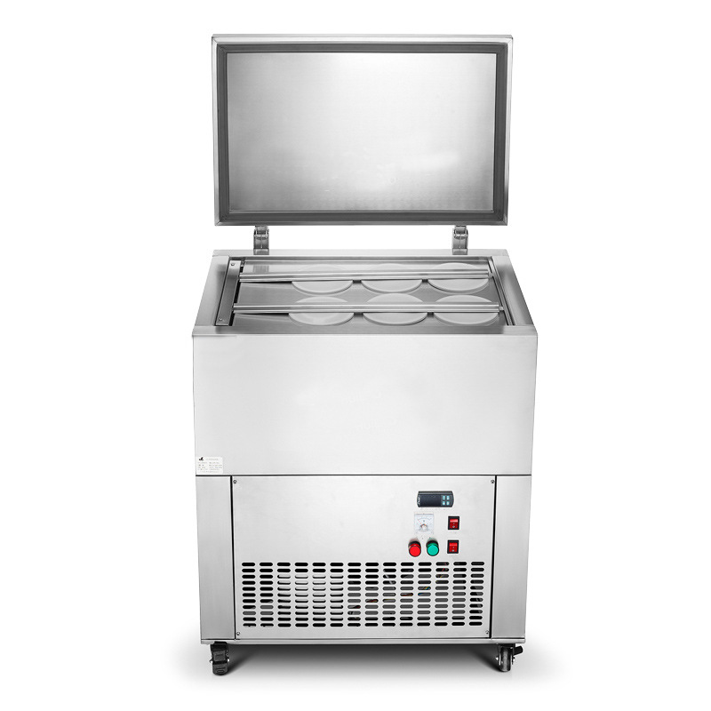 廠家供應(yīng)LEJIE六桶綿綿冰機制冰機6桶雪花綿綿冰機 商用冰磚機