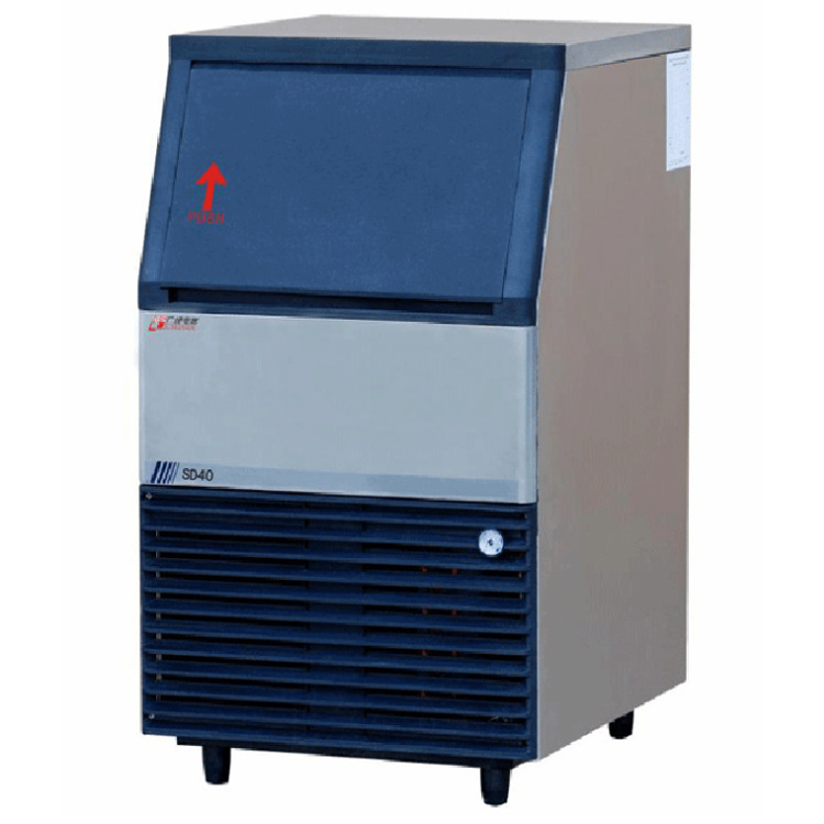 廣紳SD120制冰機(jī)120Kg方塊冰產(chǎn)冰機(jī)咖啡廳奶茶店商用制冰機(jī)保修