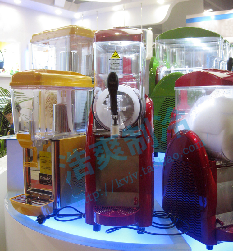 浩爽冷飲店雪融機(jī) 商用單杠雙缸三缸雪融機(jī)沙冰機(jī)商用飲料機(jī)