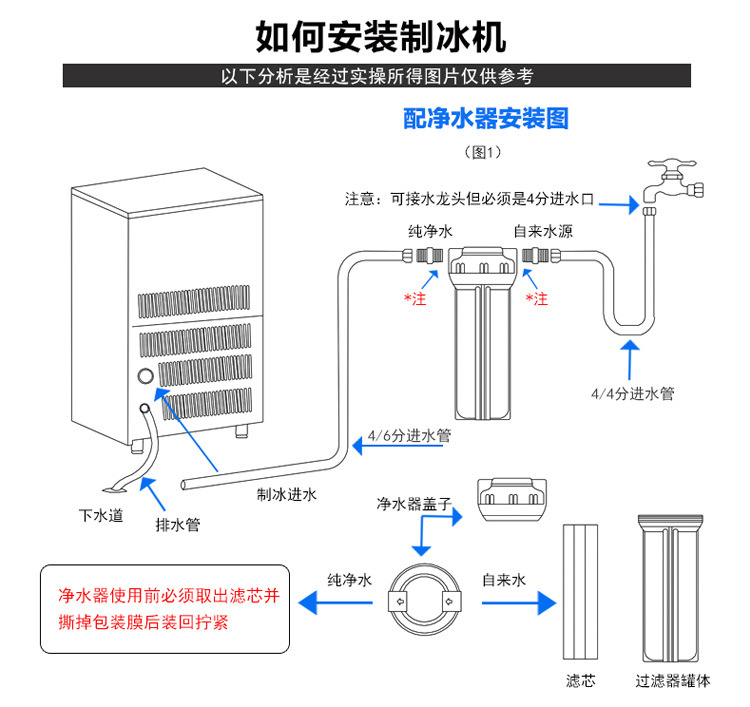 ZF150A流水型產(chǎn)冰機 廠家直銷方形制冰機廠家供應分體式商用冰機