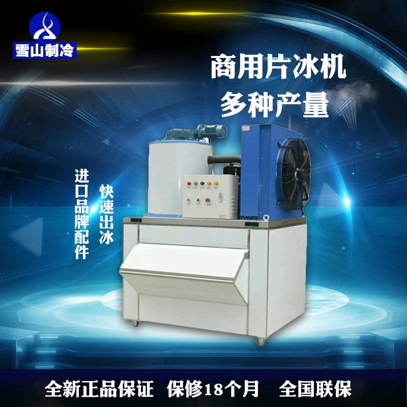 海鮮鱗片型制冰設(shè)備 超市工業(yè)大型碎冰機(jī) 全自動(dòng)商用片冰制冰機(jī)