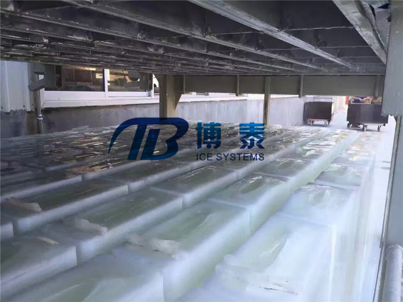 大型食用條冰 方冰管冰機(jī)制冷設(shè)備 直冷式塊冰機(jī) 博泰專供