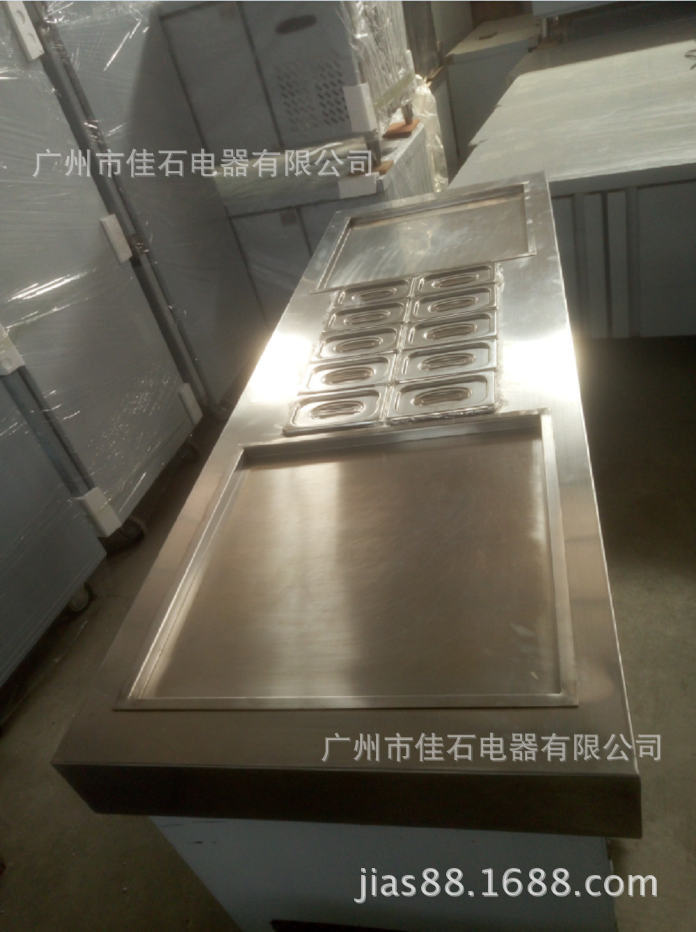 炒冰機(jī)廠(chǎng)家 商用雙方鍋 炒冰淇淋卷機(jī) Fried ice-cream machine