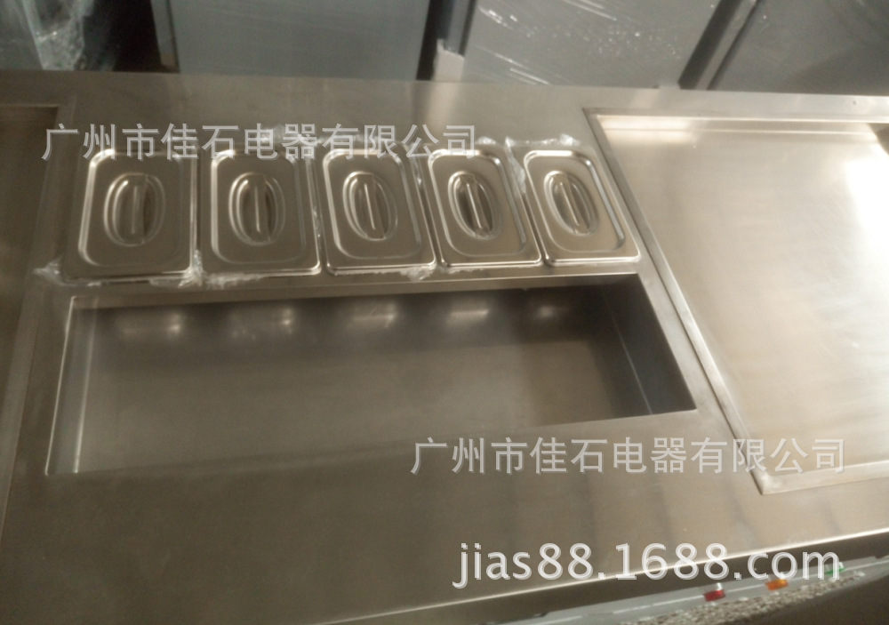 炒冰機(jī)廠(chǎng)家 商用雙方鍋 炒冰淇淋卷機(jī) Fried ice-cream machine