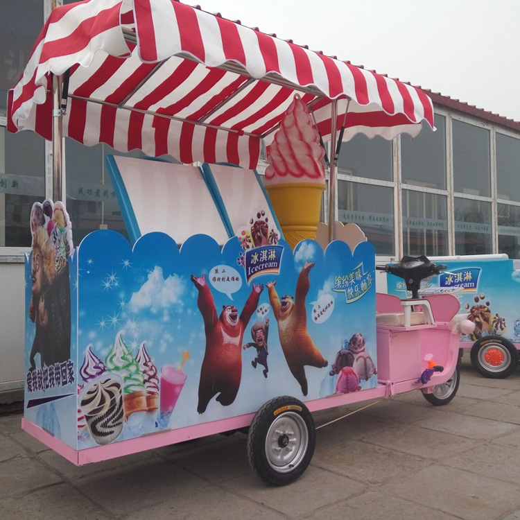 新款流動(dòng)冰激凌車(chē)無(wú)電流動(dòng)冰激凌車(chē)移動(dòng)硬質(zhì)冰激凌車(chē)冰激凌成型機(jī)