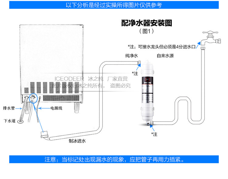 冰之純制冰機 家用制冰機 小型商用制冰機 奶茶店制冰機日產(chǎn)100KG