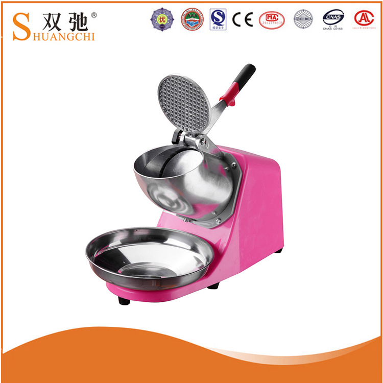雙弛正品SC-07碎冰機(jī)塑料款家用商用刨冰單刀片碎冰機(jī)廠家批發(fā)