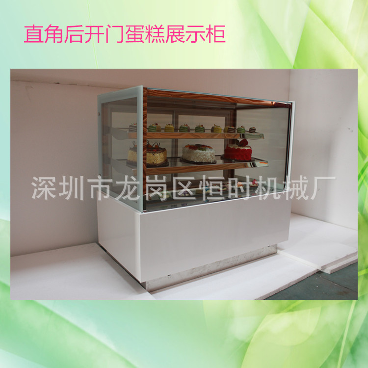 黑白色直角蛋糕柜 牛奶飲品保鮮柜 商用壽司柜 面包柜！
