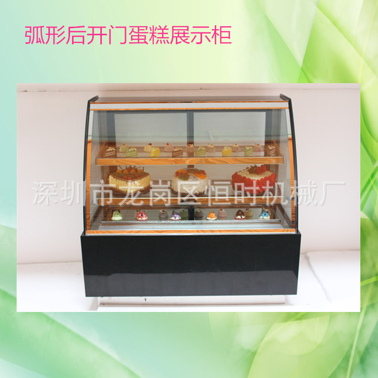 黑白色直角蛋糕柜 牛奶飲品保鮮柜 商用壽司柜 面包柜！