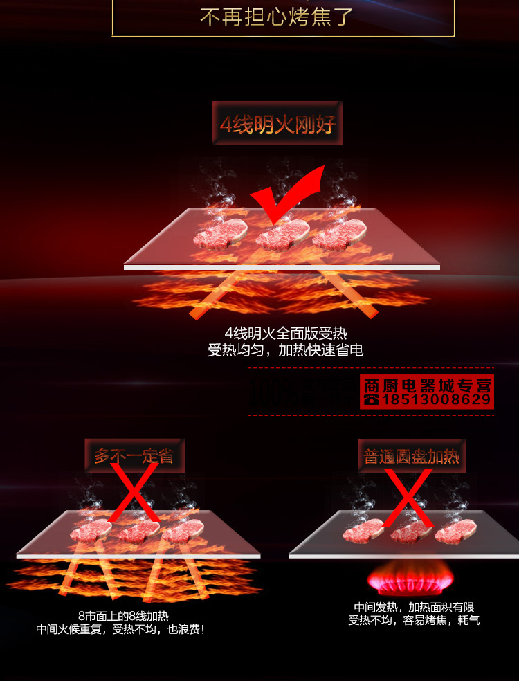 唯利安GH-818商用電平扒爐鐵板燒烤魷魚手抓餅煎爐炒面機(jī)設(shè)備