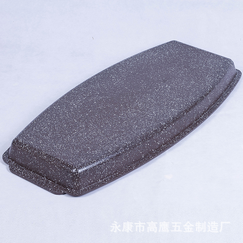 炭火航母海鮮大咖烤盤(pán)商用鐵板燒大號(hào)大全鍋烤盤(pán)香蕉船盤(pán)子