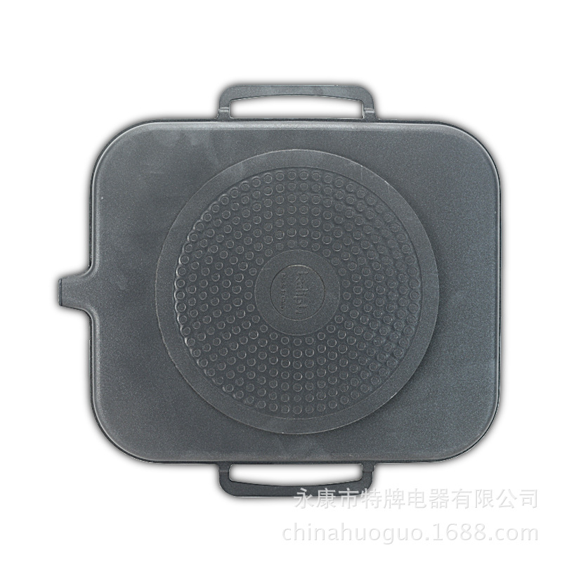 韓式電磁爐烤盤 不粘無(wú)煙烤肉 電烤盤 鐵板燒 燒烤盤家用商用包郵