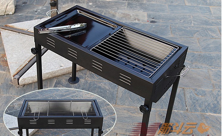 廠家直銷商用日式燒烤爐戶外折疊燒烤架BBQ燒烤盤(pán)電烤盤(pán)
