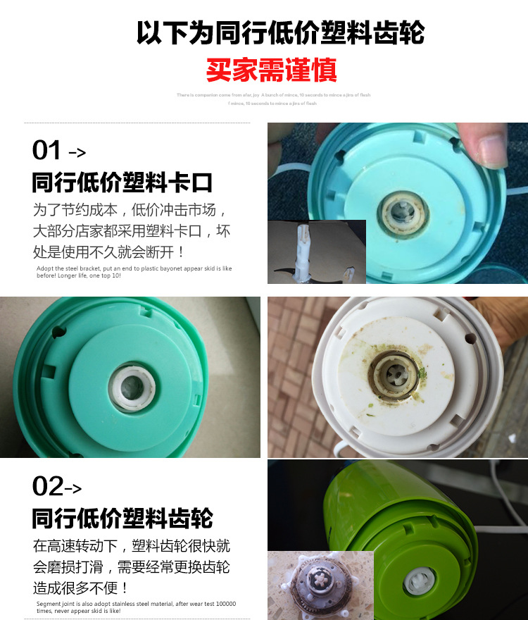 絞肉機家用商用食物料理機餃子餡碎肉切菜榨汁攪拌機源頭工廠批發(fā)