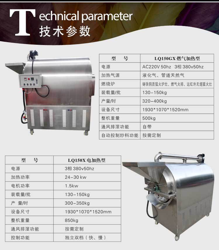 廠家直銷大型商用不銹鋼燃?xì)獬簇洐C(jī) 休閑食品炒貨機(jī) 炒板栗機(jī)