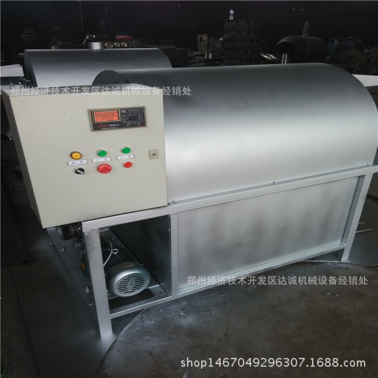80大型商用燃?xì)怆妱?dòng)炒貨機(jī)炒板栗機(jī) 菜籽滾筒炒鍋 胡椒面烘干機(jī)