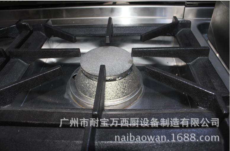 立式燃氣四頭煲仔爐連氣焗爐 商用組合煲仔爐 西廚設(shè)備 西餐爐具