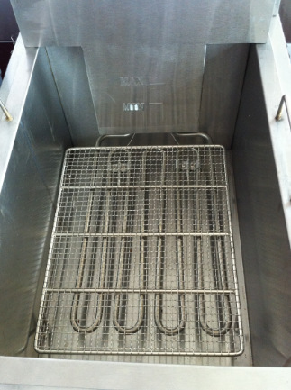 臺(tái)式雙缸電炸爐 炸薯?xiàng)l機(jī) 商用油炸機(jī)不銹鋼電炸爐雙篩油炸鍋