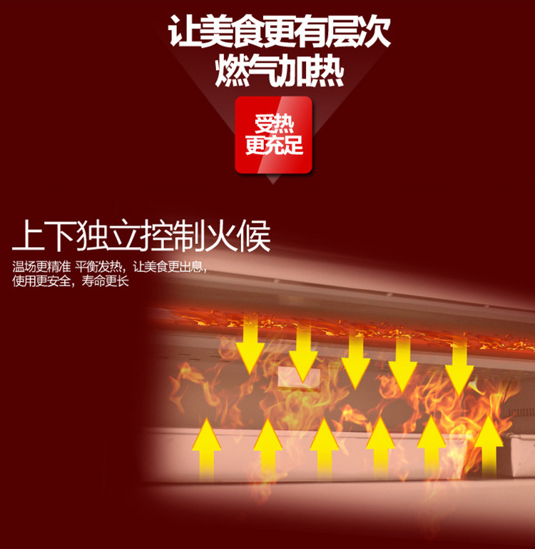 商用履帶式燃?xì)獗人_烤爐 比薩店專用鏈?zhǔn)饺細(xì)馀_烤箱