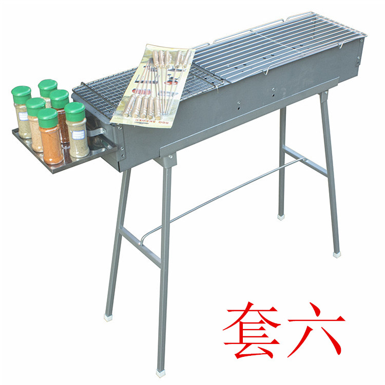 蝶烤香正品燒烤爐加厚羊肉串商用燒烤架家用烤架80長18厘米內(nèi)寬