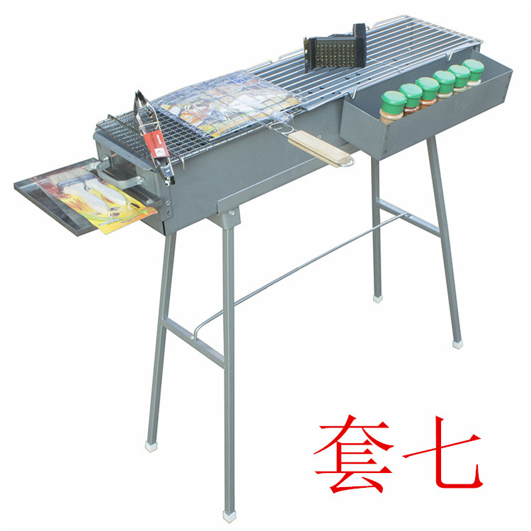 蝶烤香正品燒烤爐加厚羊肉串商用燒烤架家用烤架80長18厘米內(nèi)寬