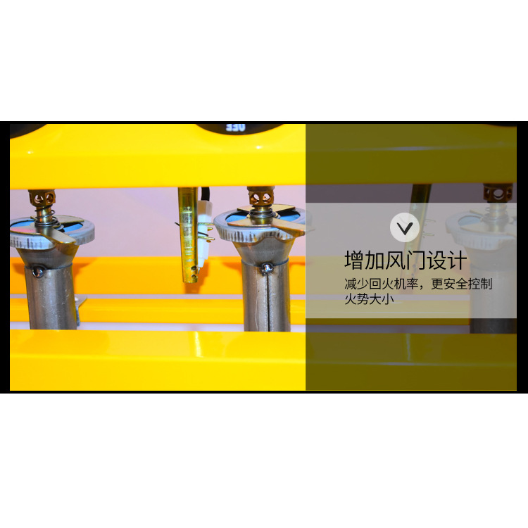 雙弛正品創(chuàng)業(yè)設(shè)備多功能加厚加熱陶瓷板大八頭環(huán)保噴涂商用燒烤爐
