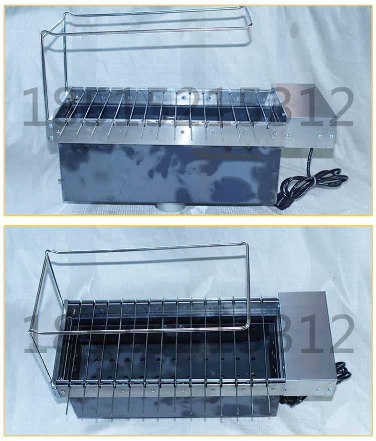 自助燒烤機(jī)自動翻轉(zhuǎn)木炭燒烤爐 商用家用自動烤串機(jī) 電動燒烤架