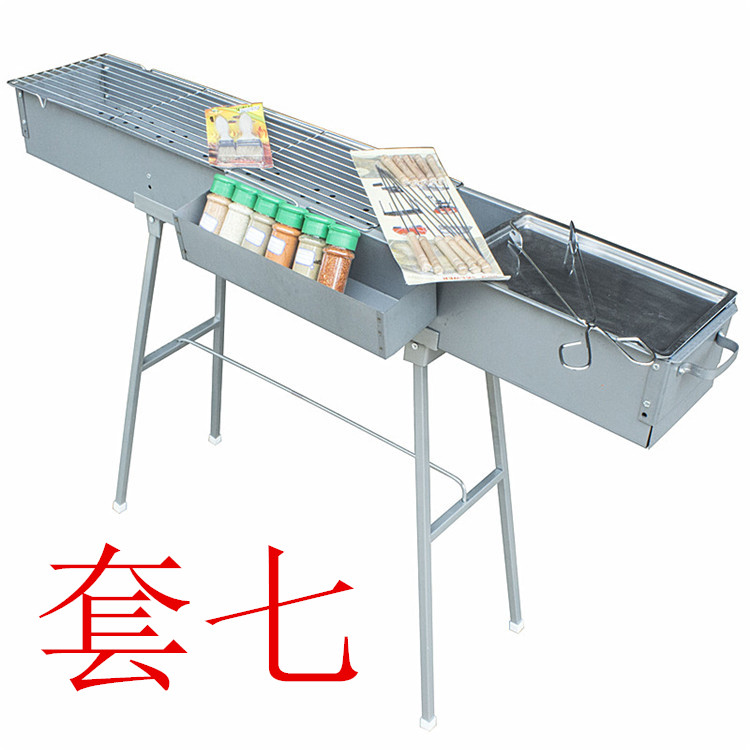 蝶烤香熱賣(mài)加厚羊肉串大號(hào)木炭燒烤爐商用燒烤架一米二長(zhǎng) 18內(nèi)寬