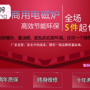 商用灶爐 不銹鋼廚房設(shè)備 現(xiàn)貨直銷煮湯煲飯專用電磁雙眼炒爐