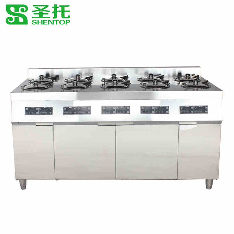 圣托10頭全自動煲仔爐煲仔飯機(jī) 商用智能數(shù)碼電煲仔飯機(jī)BST-A10