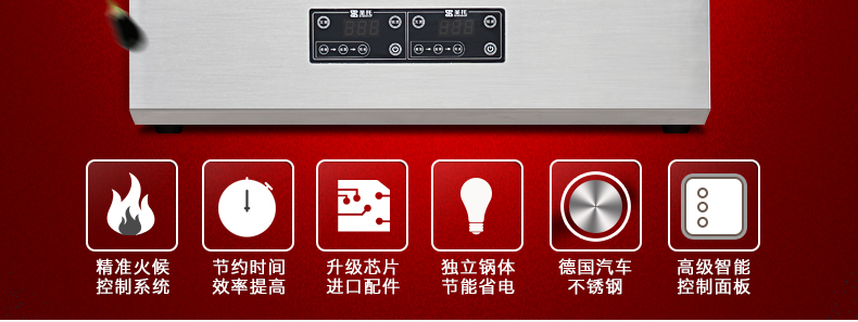 圣托2頭煲仔飯機全自動智能電飯煲數(shù)碼多功能鍋家商用電煲仔爐F02