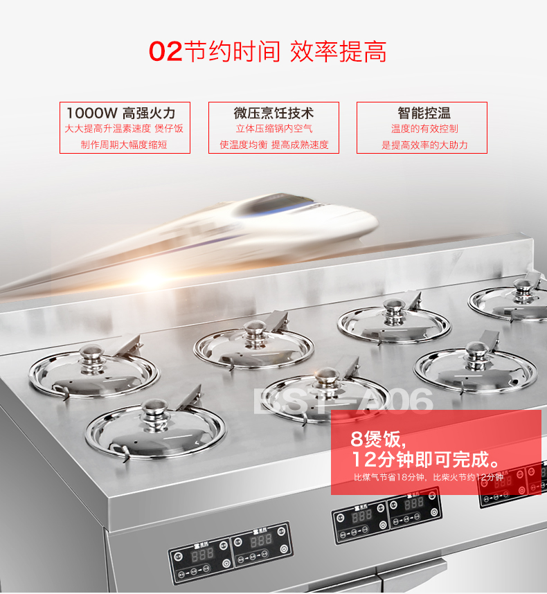 圣托2頭煲仔飯機全自動智能電飯煲數(shù)碼多功能鍋家商用電煲仔爐F02