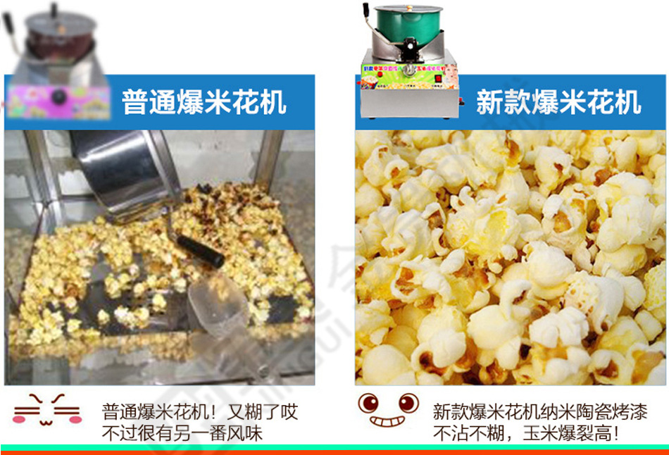 單鍋燃?xì)獗谆C(jī) 商用臺式煤氣爆谷機(jī) 廠家批發(fā)價(jià)