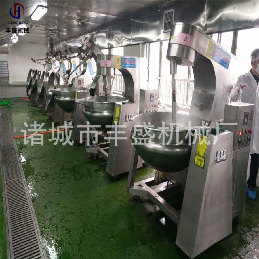 中央廚房炒菜鍋大型調(diào)料熬制鍋 控時控溫商用炒鍋 星球爆米花機(jī)