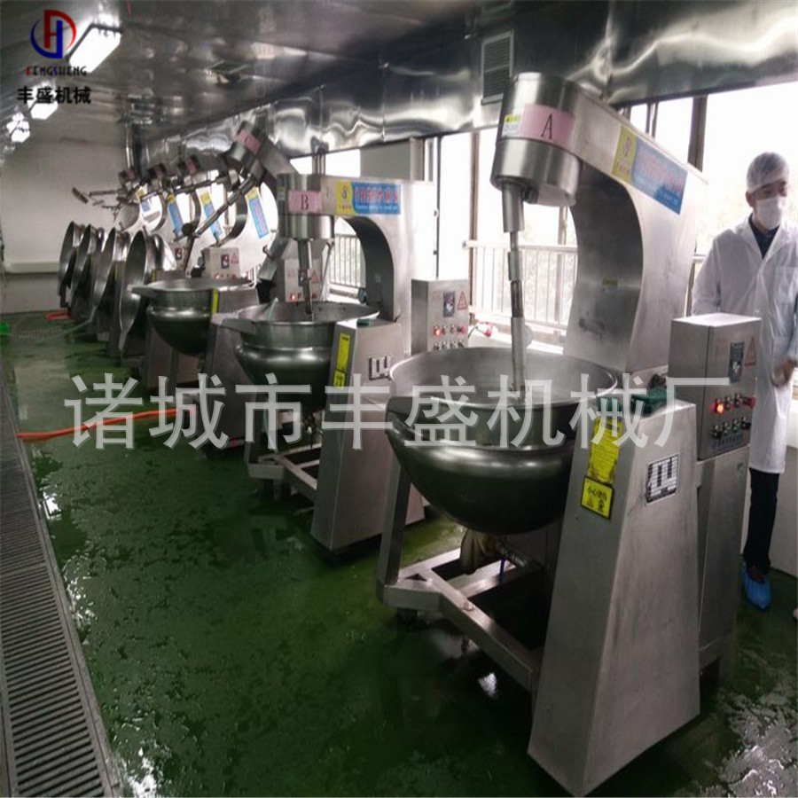 中央廚房炒菜鍋大型調(diào)料熬制鍋 控時控溫商用炒鍋 星球爆米花機(jī)