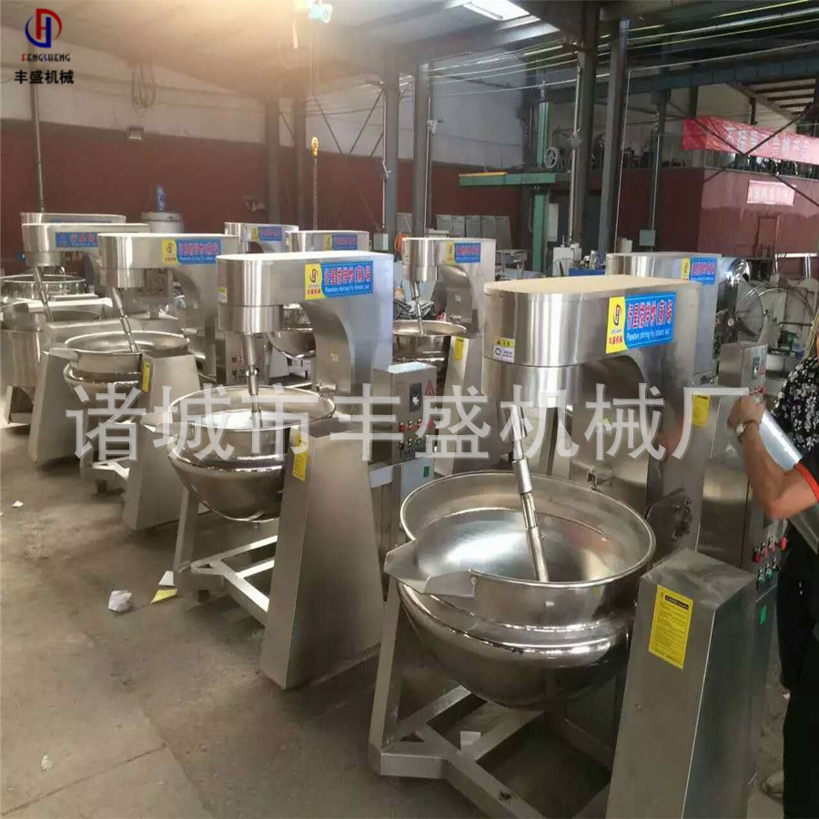 中央廚房炒菜鍋大型調(diào)料熬制鍋 控時控溫商用炒鍋 星球爆米花機(jī)