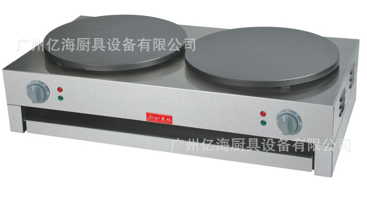 生產(chǎn)供應FYA-2手抓餅烤餅可麗餅電爐 商用雙頭電班戟爐
