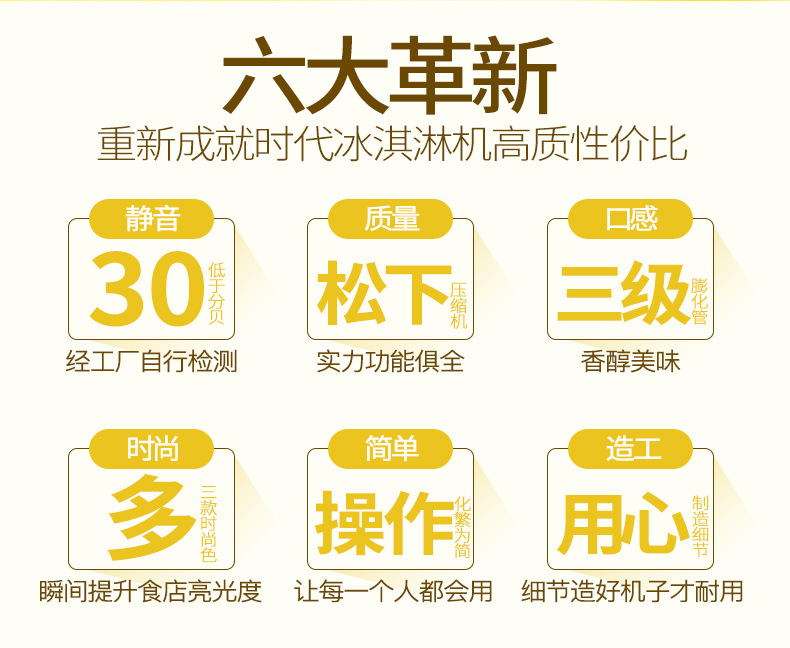 樂(lè)創(chuàng)冰淇淋機(jī)商用雪糕機(jī)立式全自動(dòng)圣代甜筒軟質(zhì)冰激凌機(jī)臺(tái)式包郵