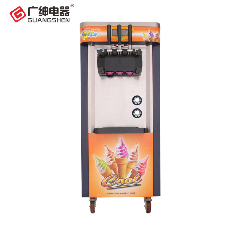 BJ288C 商用冰淇淋機(jī) 三色甜筒機(jī) 雪糕機(jī)廣紳廠家直銷