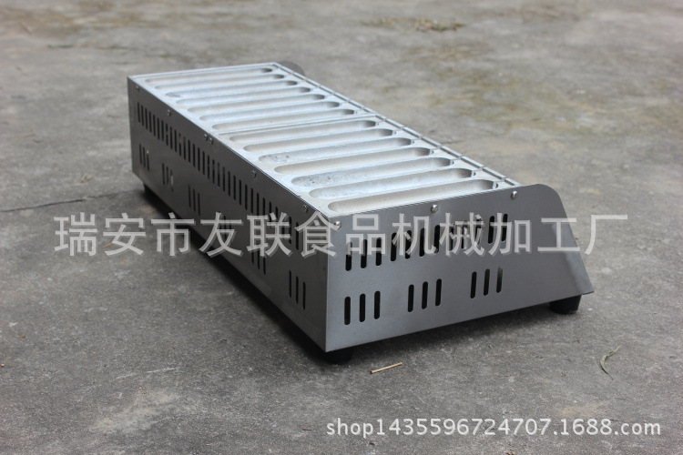 霍式14管熱狗機(jī) 燃?xì)猬敺覠峁钒魴C(jī) 霍式秘制烤腸機(jī)商用燃?xì)饪灸c機(jī)