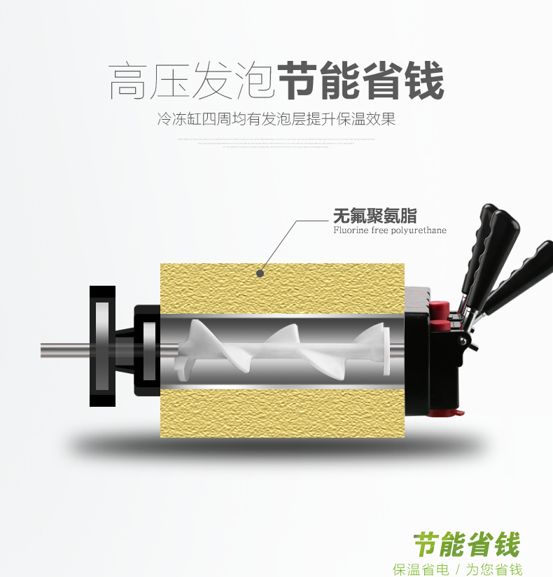 商用軟冰淇淋機商用冰之樂三色商用冰激凌機商用蛋筒甜筒機高產(chǎn)量