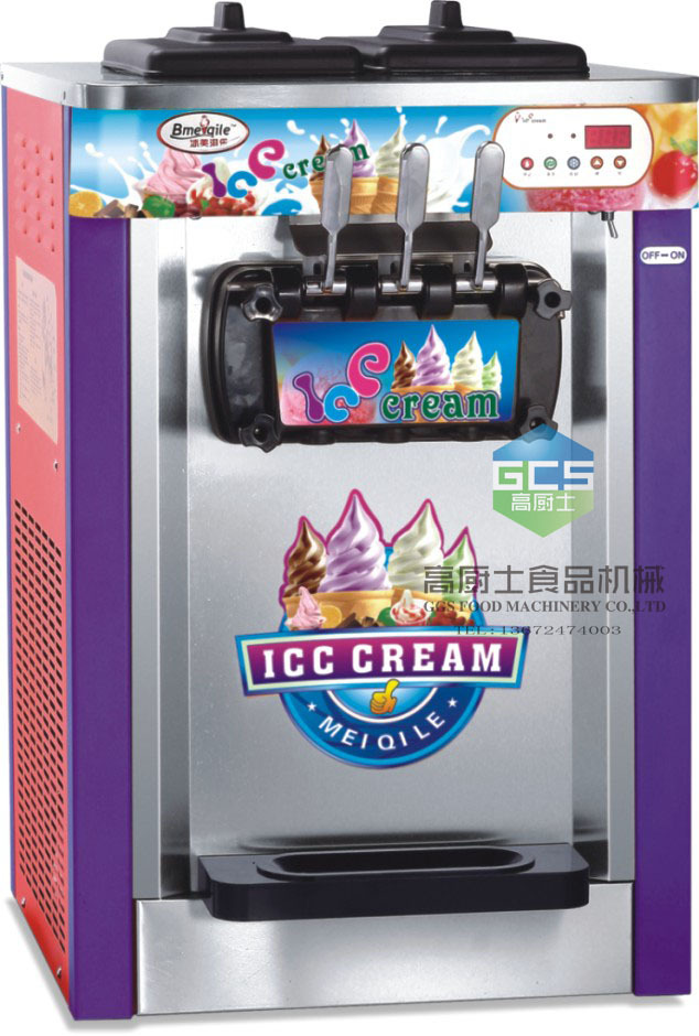 商用臺(tái)式冰激凌軟雪糕機(jī) 甜筒機(jī) 冰淇淋雪糕機(jī) 3頭