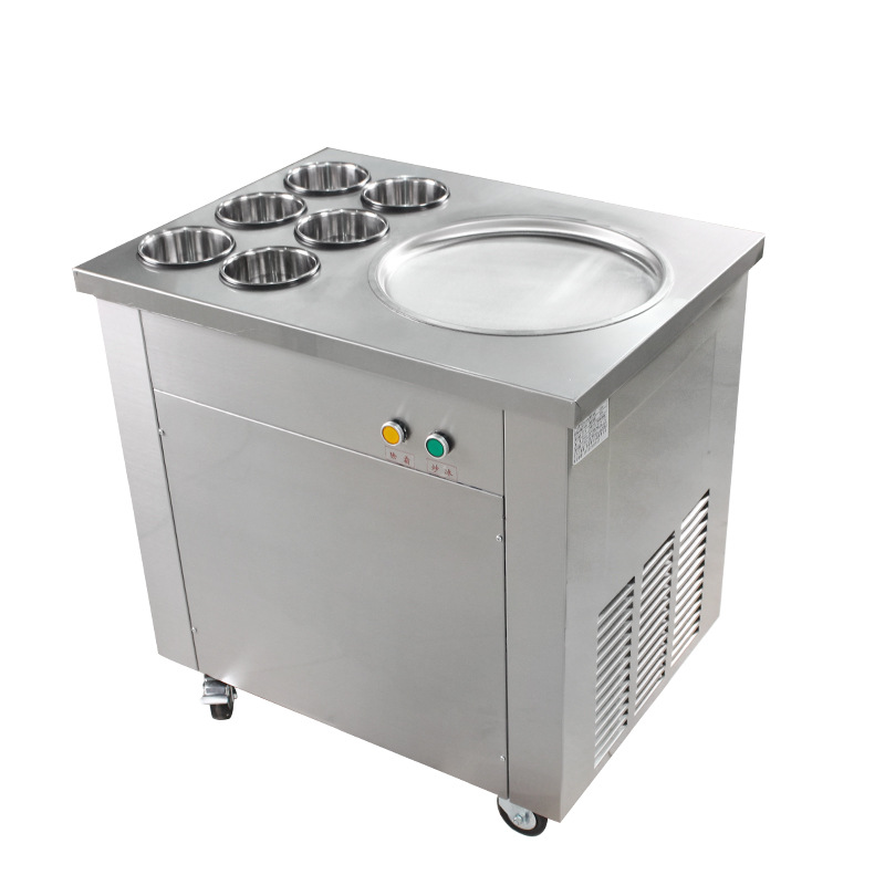 出口歐洲商用炒冰機(jī)炒酸奶機(jī)炒冰淇淋卷機(jī)包郵炒卷機(jī)炒冰機(jī)