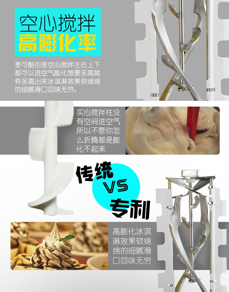 商用酸奶冰淇淋機(jī) 小型水果冰激凌機(jī) 廠家直銷(xiāo) 內(nèi)蒙古遼寧現(xiàn)貨