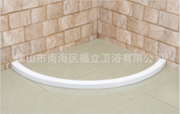 福立淋浴房 C8601圓弧不銹鋼淋浴房 高級(jí)酒店淋浴房 整體衛(wèi)浴隔斷