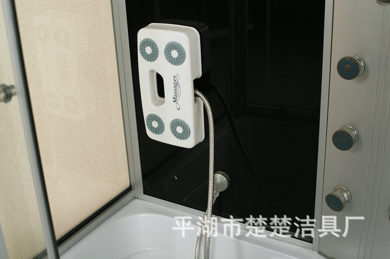 平湖廠家批發(fā) 9907長方形酒店整體蒸汽淋浴房 移門式桑拿房