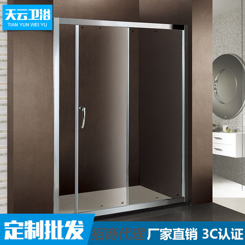 廠家直銷 酒店工程批發(fā)簡(jiǎn)易整體淋浴房 鋁合金屏風(fēng)淋浴房